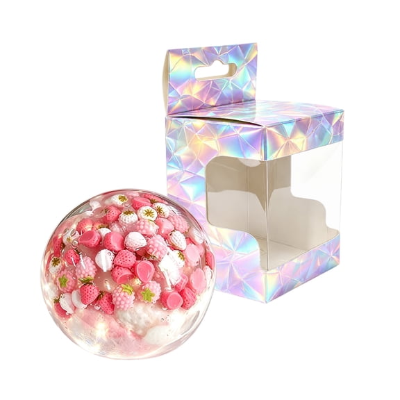 Knisume Squishy Stress Relief Toys Ice Feel Boxed - Slow Rising Squeeze Squishy Sensory Fidget, Office Desk Calm Decompression Anxiety Gift,A