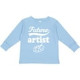 thumbnail image 3 of Inktastic Future Artist Art Occupation Boys or Girls Long Sleeve Toddler T-Shirt, 3 of 5