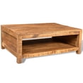 thumbnail image 1 of vidaXL Table Basse en Bois de Manguier Massif, 1 of 5