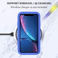 thumbnail image 6 of CellEver Full Body Bumper Cell Phone Case for Apple iPhone XR, Blue, 6 of 7