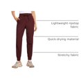 thumbnail image 4 of Pantalones Joggers CRZ YOGA para Mujer 70 cm Ligero para Senderismo Rojo, 4 of 5