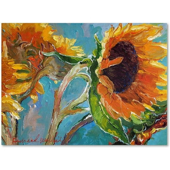 Richard Wallich 'Sun 11' Canvas Art