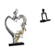 thumbnail image 1 of Estatua de pareja,Figura de pareja besándose,regalo de boda moderno,Figura de escritorio,Escultura abstracta de pensador para decoración de oficina y hogar.,Figura decorativa de, 1 of 8