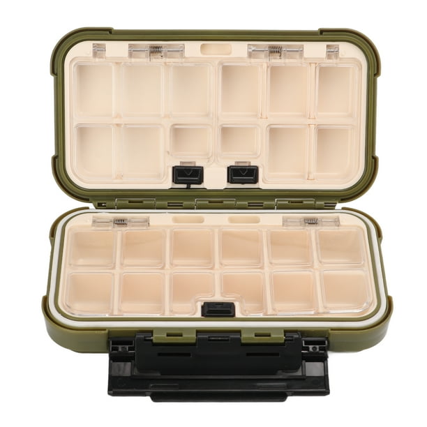 Tackle Box Organizer, Strong Durable Movable Inserts Fishing Tackle Boxes  For Outdoor Large 20x12x5cm,Small 16x9x5 Cm