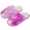 Purple, variant on Drecage Kids Fluffy Slippers for Girls Open Toe Warm Fuzzy Slippers Bedroom House Shoes