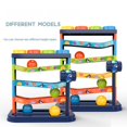 thumbnail image 3 of Colorful Track Slide Rolling Ball Ramp Toy Set, Early Education Puzzle Tapping Toy, Paired With 4 Rolling Balls, Suitable For Children, Montessori Toy, Fun Gift For Boys And Girls, 3 of 4