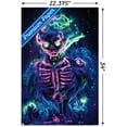 thumbnail image 3 of Wumples - Neon Skeleton Wall Poster, 22.375" x 34", 3 of 4