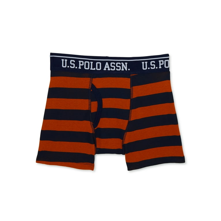 U.S. Polo Assn. Boys Cotton Tagless Underwear Boxer Briefs 5 Pack Sizes s xxl Boy s Multicolor