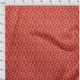thumbnail image 4 of oneOone Cotton Cambric Red Fabric Floral Fabric For Sewing Printed Craft Fabric By The Yard 42 Inch Wide, 4 of 5