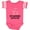 Football Pink and White, variant on Inktastic Grammie Loves Me Girl Flamingo Girls Baby Bodysuit