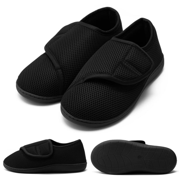 Deporte Con Zapatos Ortopédicos Sin Cordones Forro Felpa para Pies Hinchados