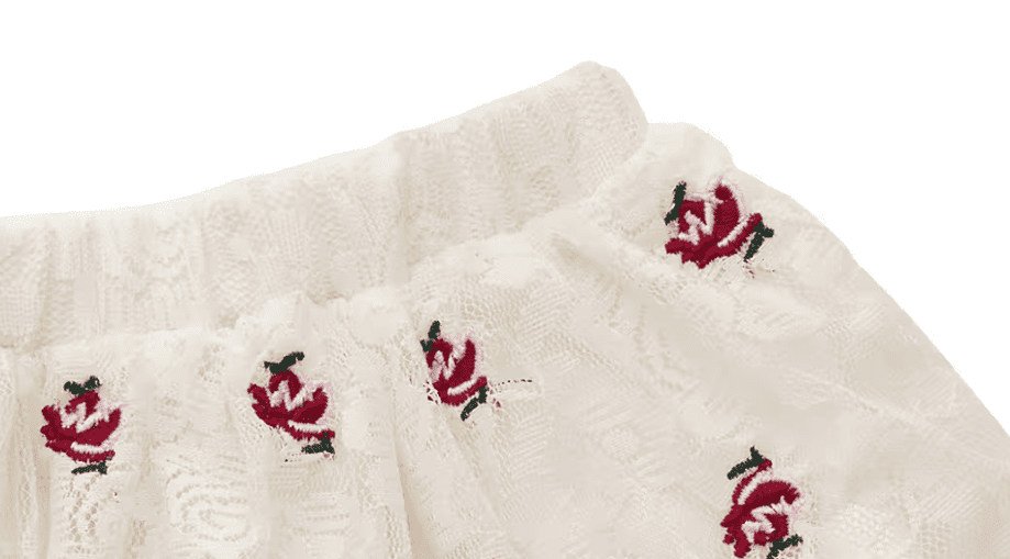 American Girl X Janie and Jack Holiday Rose Skirt for 18 inch Dolls
