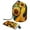 Multicolor 3, variant on PhooArto Drawstring Cosmetic Bag, Barrel Shaped Portable Travel Makeup Bags, Sunflower Field Donkey Wreath Large Capacity Waterproof Multifunctional Bucket Toiletry Bag