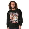 thumbnail image 3 of Street Fighter Rise and Grind Ryu Men Big & Tall Sweatshirt Brisco Brands 2X, 3 of 5