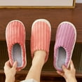 thumbnail image 4 of Womens Slippers House Shoes for Women Slippers Winter Cozy Shoes Indoor Outdoor Comfortable Soft Warm Fuzzy Slides For Her And Him, 4 of 6
