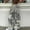 Gray, variant on HAOTAGSGirls Jeans, Elastic Waist Casual Wide Leg Demin Pants Straight with Pockets Blue 8 Years