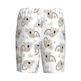 thumbnail image 2 of Lsque Cartoon Koala Mens Sleep Pajama Shorts,Short Pajama Pants, Cotton Ultra-Soft Knit-X-Large, 2 of 9