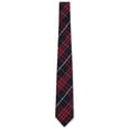 thumbnail image 3 of Cookie's Boys' Four-In-Hand Tie Color: navy/red/white *plaid #36* Size: one size, 3 of 3