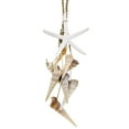 thumbnail image 2 of Beach Elegance Hanging Starfish and Spiral Cone Shell Natural Wind Chime, 2 of 4