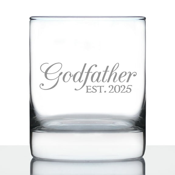Bevvee Whiskey Rocks Glass 10.25 oz Fancy 2025 Godfather Gifts for Whiskey Enthusiasts Glassware & Drinkware