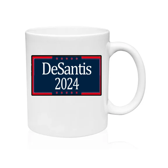Desantis 2024 Make America Great Again Ceramic Standard Coffee Mug Cup 11Oz