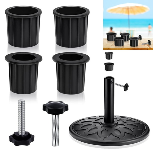 6PCS Umbrella Base Stand Hole Ring Plug Cover and Cap Patio Umbrella
