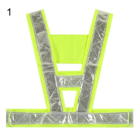 

UDIYO Adjustable High Visibility Outdoor Working Reflective Vest Strap Harness Jacket
