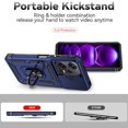 thumbnail image 4 of Estuche GANGXUN para Xiaomi Redmi Note 12 5G, soporte giratorio 360°, estilo mecánico y magnético, 4 of 5