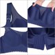 thumbnail image 4 of Plus Size Bras for Women Tube Top Vest Seamless Original Wirefree Support Bra Royal Blue D 38, 4 of 6
