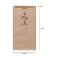 thumbnail image 3 of Duro Bag 2# Kraft Bags - 500 Count, 3 of 9