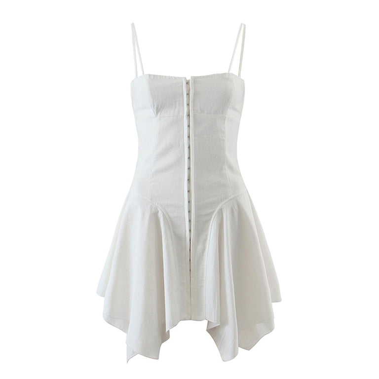 Women Vintage Gothic Mini Dress Spaghetti Strap Front Breasted Irregular Hem Corset Dress 90s Clothes - Walmart.com Women Vintage Gothic Mini Dress Spaghetti Strap Front Breasted Irregular Hem Corset Dress 90s Clothes - Walmart.com