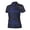 Malibu blue/Black, variant on Monterey Club Women's Short Sleeve Two Tone Dot Printed Golf Polo Shirt #2604