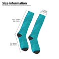 thumbnail image 2 of Balery Blue Green Glitter Calcetines novedosos Calcetines deportivos Calcetines hasta la rodilla Calcetines de algodón Calcetines originales y geniales, 2 of 6