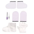 thumbnail image 4 of Gloves Socks Set, Skin Care Colorfast Wax Treatment Booties Set  For Female For Home, 4 of 8