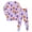 Light Purple, variant on mgoYE Toddler Halloween Pajamas Boy Girl 2-Piece Loose-fit Pajama Set, Matching Long-Sleeve Pajamas Comfortable Sleepwear, Soft & Cute Nightwear for Kids 7-8 Years