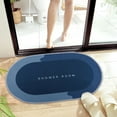 thumbnail image 6 of 15.8x23.6in Super Absorbent Bath Rug - Silicone Non-Slip Shower Mat for Bathtub, 6 of 7