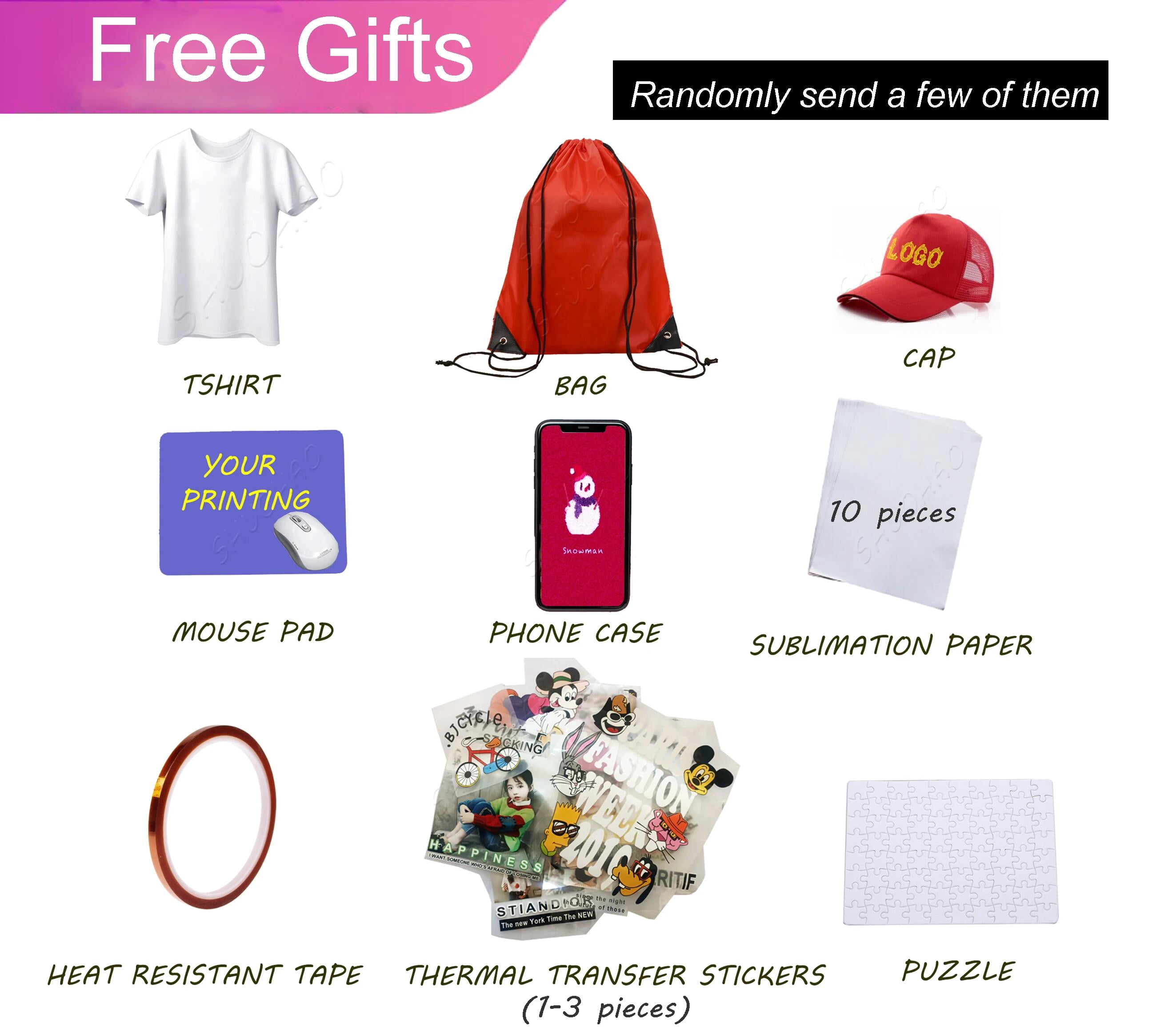 SHUOHAO Brand 15 in 1 Combo Muntifunctional Sublimation Heat Press Machine for T-shirts/Mug/Capall/bottle/pen/shoes