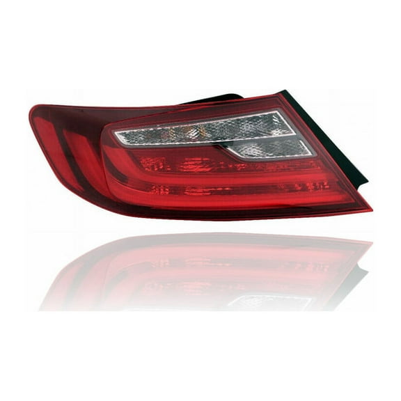 Tail Light Assembly - Compatible/Replacement for '16-17 Honda Accord Coupe - Halogen - Left Hand - Driver - 33550T3LA11