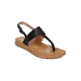 thumbnail image 1 of New Women Nature Breeze Delight03 PU T-Strap Rhinestone Slingback Footbed Sandal, 1 of 5