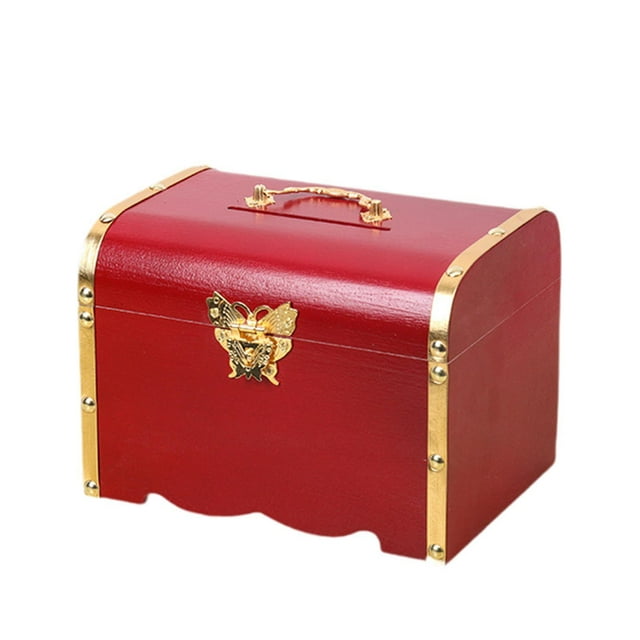 Joyero de recuerdo, versátil caja de madera para guardar recuerdos de fiesta y regalos para niños. M