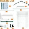 thumbnail image 5 of Mophoto Indoor Greenhouse with Grow Light,5-Tier Mini Greenhouse 35.4"x19"x74.8" PVC Cover with Timer Dimmable Plant Light for Indoor Plants Seed Starting Trays, 5 of 9