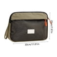 thumbnail image 3 of Travel Toiletry Bag with Waterproof Fabric, Inner Mesh Compartments and Zipper for Vacation Business Trips, 3 of 6