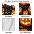 thumbnail image 4 of luoweisi Men's Beach Shorts Quick Dry Swim Trunks with Mesh Lining Halloween Black Cat L, 4 of 5