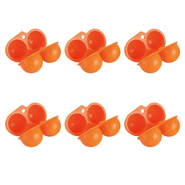EeaseMX 6 cajas de huevos portátiles para picnic al aire libre, práctico contenedor para huevos.