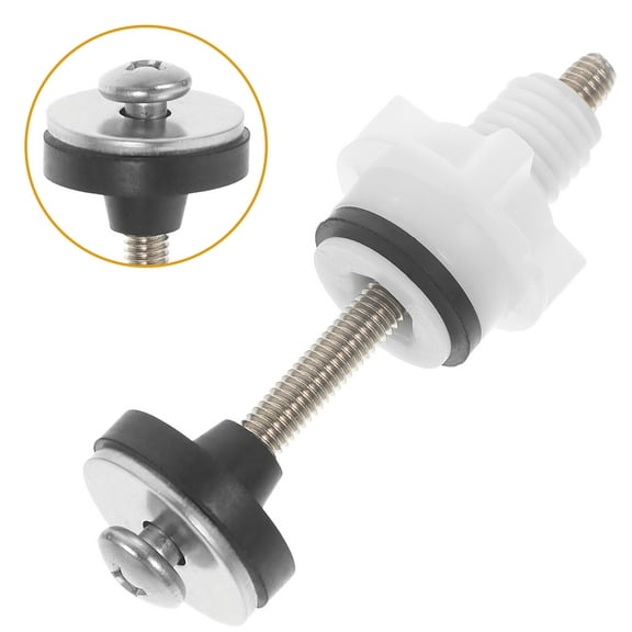 Raindrops Toilet Seat Screws 4Pcs for Toilet Tank Screws and Firm Connection 8X2.8X0.5CM