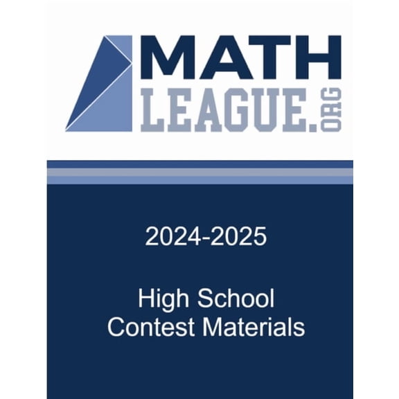 2024-2025 High School Contest Materials, (Paperback)