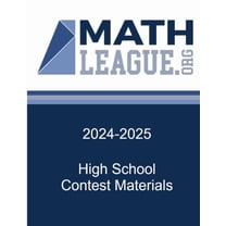 2024-2025 High School Contest Materials, (Paperback)