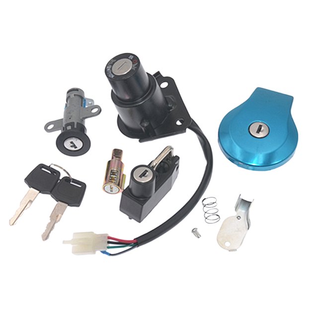 Juego de tapas de combustible Likrtyny para interruptor de encendido de motocicleta Yamaha Virago XV250 1988-2011