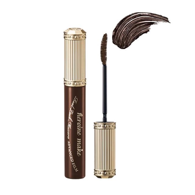 Máscara Heroine Make KISSME Brown, impermeable, volumen y longitud