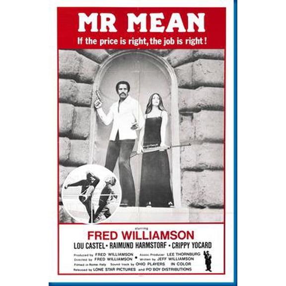 Mr Mean Movie Poster Art Poster 24x36 Unframed, Age: Adults, Rectangle Best Posters